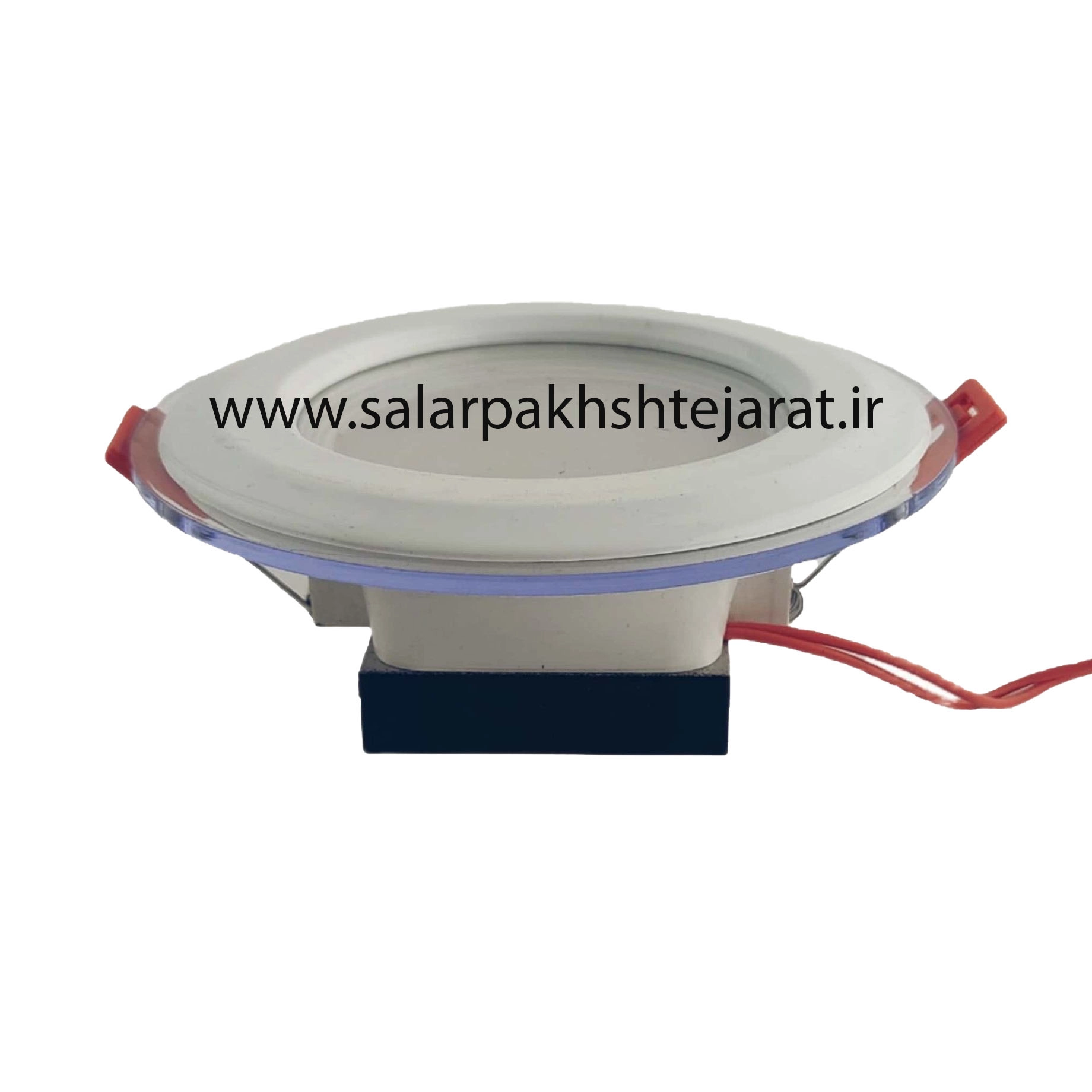 چراغ سقفی روکار 9وات شاه چراغ مدل رونیکا دور شیشه