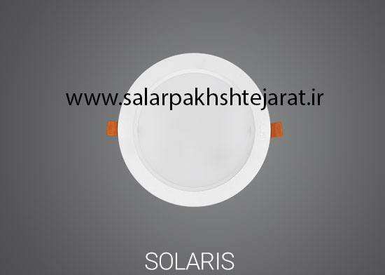 چراغ پنلی SMDتوکار 18وات پارس شعاع توس مدل سولاریس دایره ای