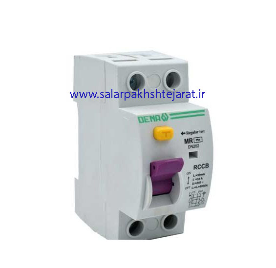 کلید محافظ جان 32 آمپر تک فاز (تک پل) دنا الکتریک